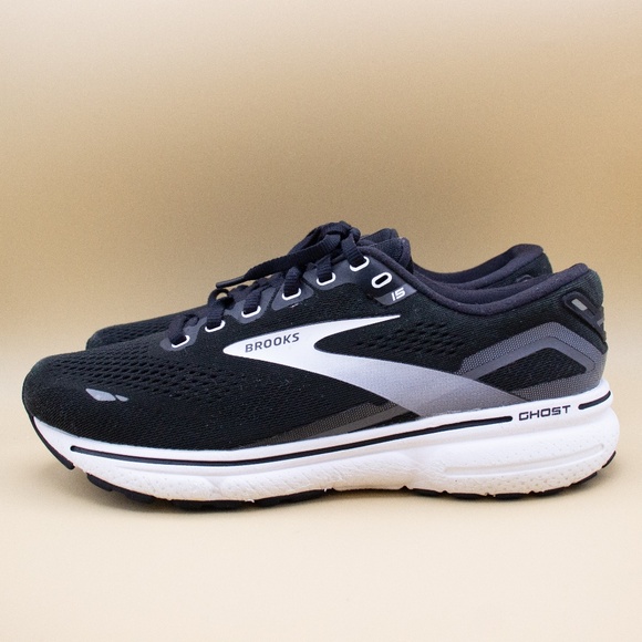 Brooks Ghost 15 Blackened Pearl Running Shoes 1203801D012 Women's Size 8 D Wide - Picture 1 of 8